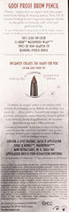 Benefit Goof Proof Brow Pencil tail definition for a sharp finish