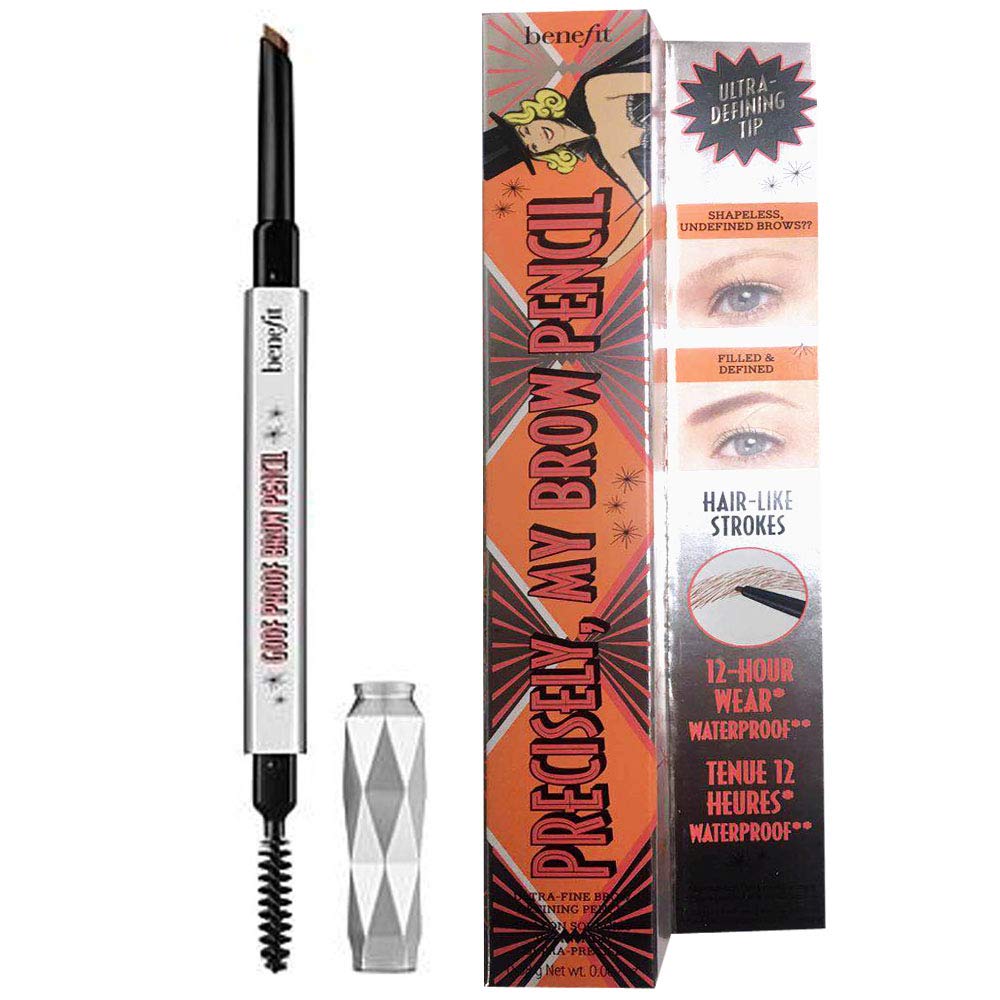 Benefit Precisely, My Brow Pencil front view shows precise brow definition.