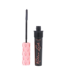 Benefit Roller Lash applied on lashes for defined curl and separation.