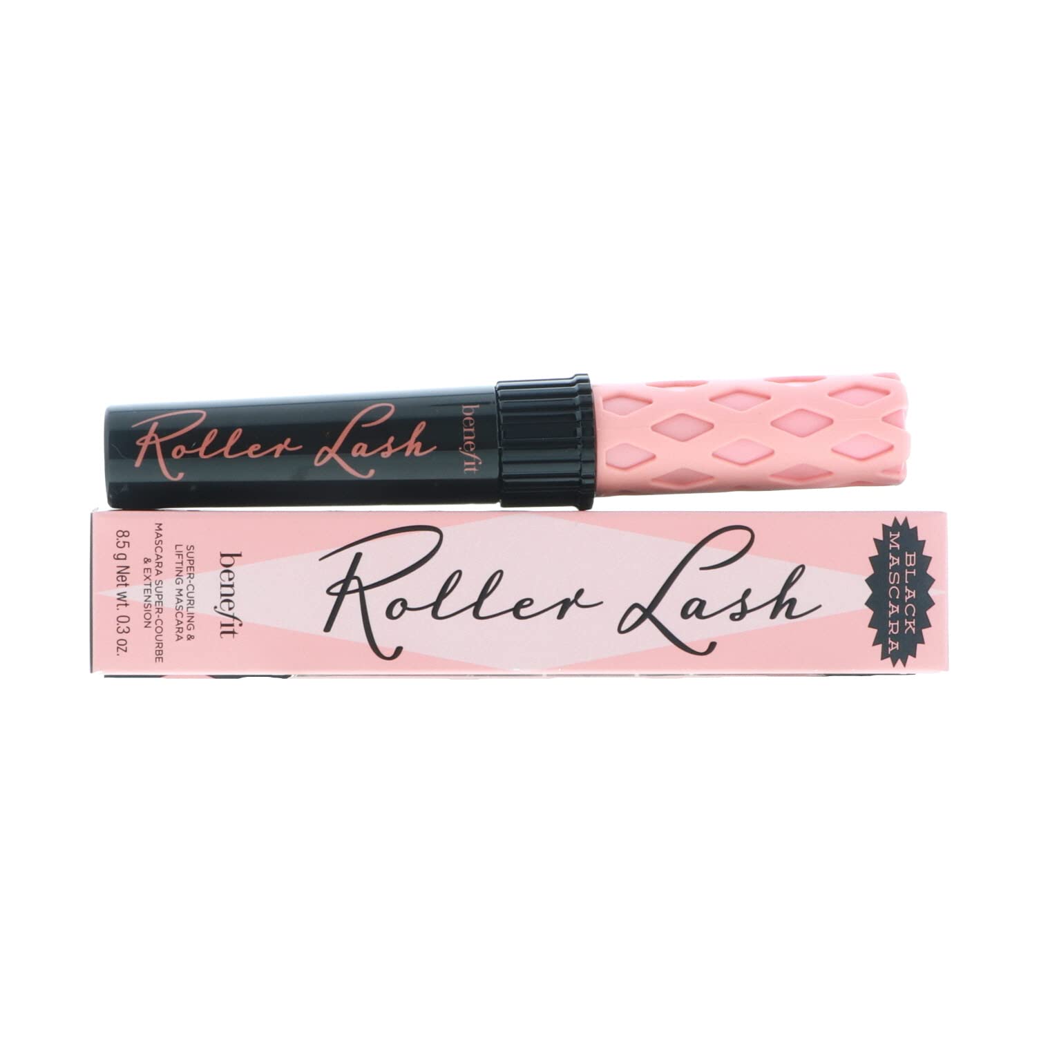 Benefit Roller Lash mascara in black coats lashes with rich color.