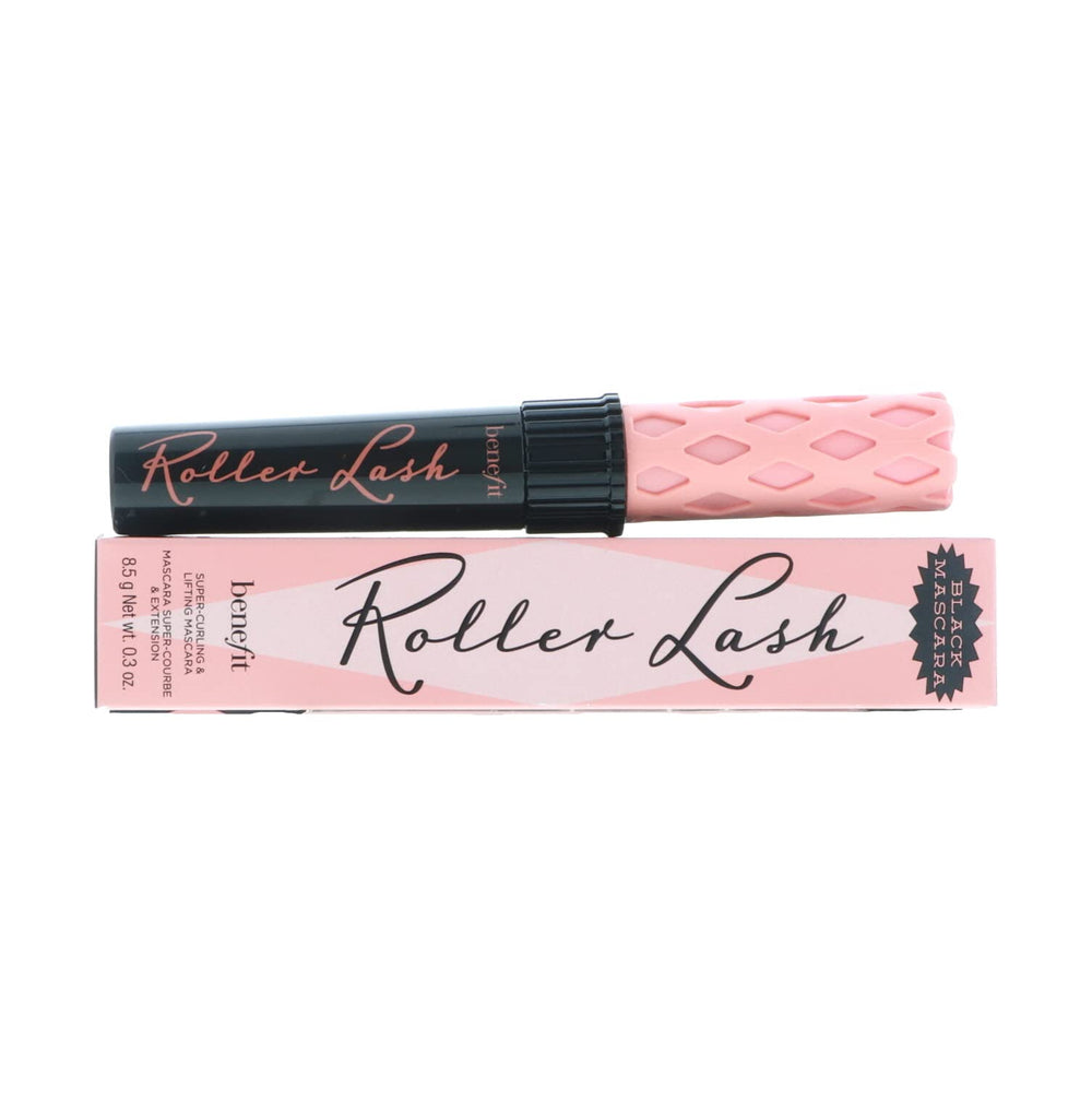 Benefit Roller Lash mascara in black coats lashes with rich color.