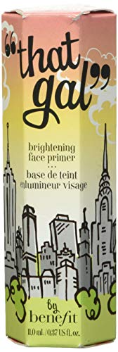 Benefit That Gal primer texture swatch demonstrates smooth even skin finish