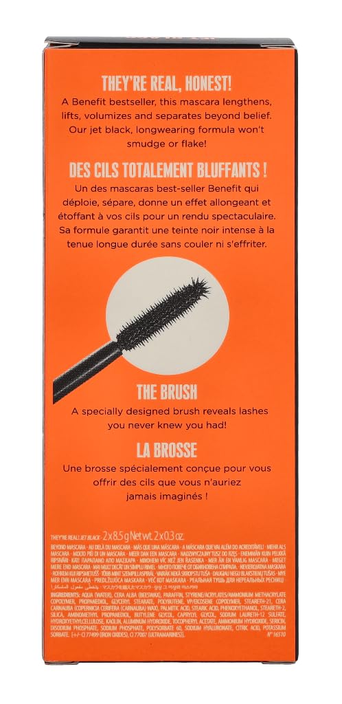 Benefit They're Real Beyond Mascara Duo travel-packaging shown.