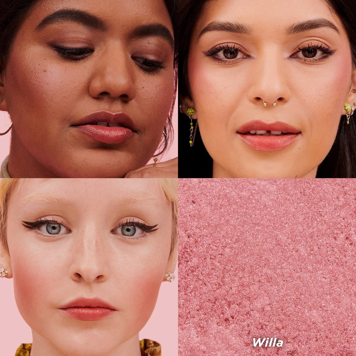 Benefit Wanderful World Willa cheek swatch reveals natural color