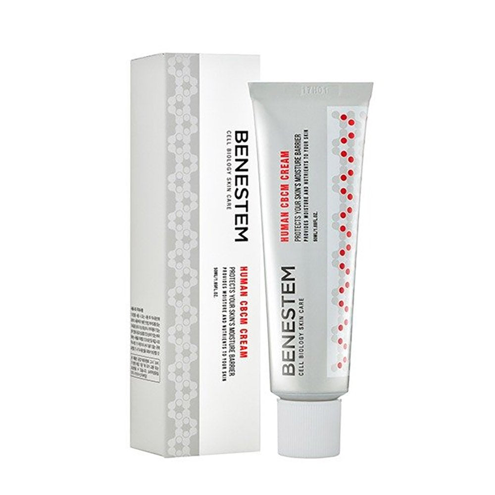 Benestem CBCM Cream 50ml bottle with silky texture for long-lasting hydration.