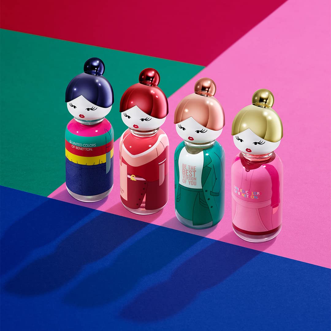 Benetton Sisterland Pink Raspberry flatlay for a modern ritual