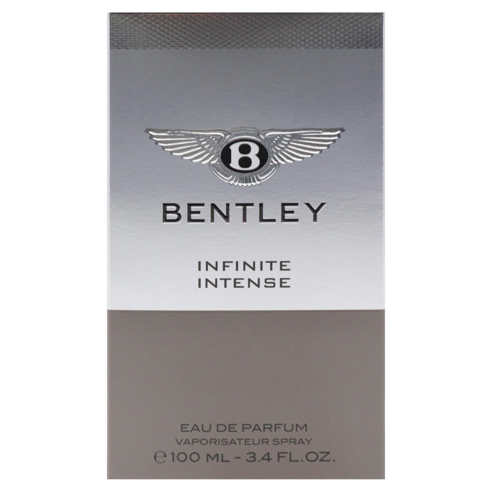 Bentley Infinite Intense box packaging suggests gift-ready luxury