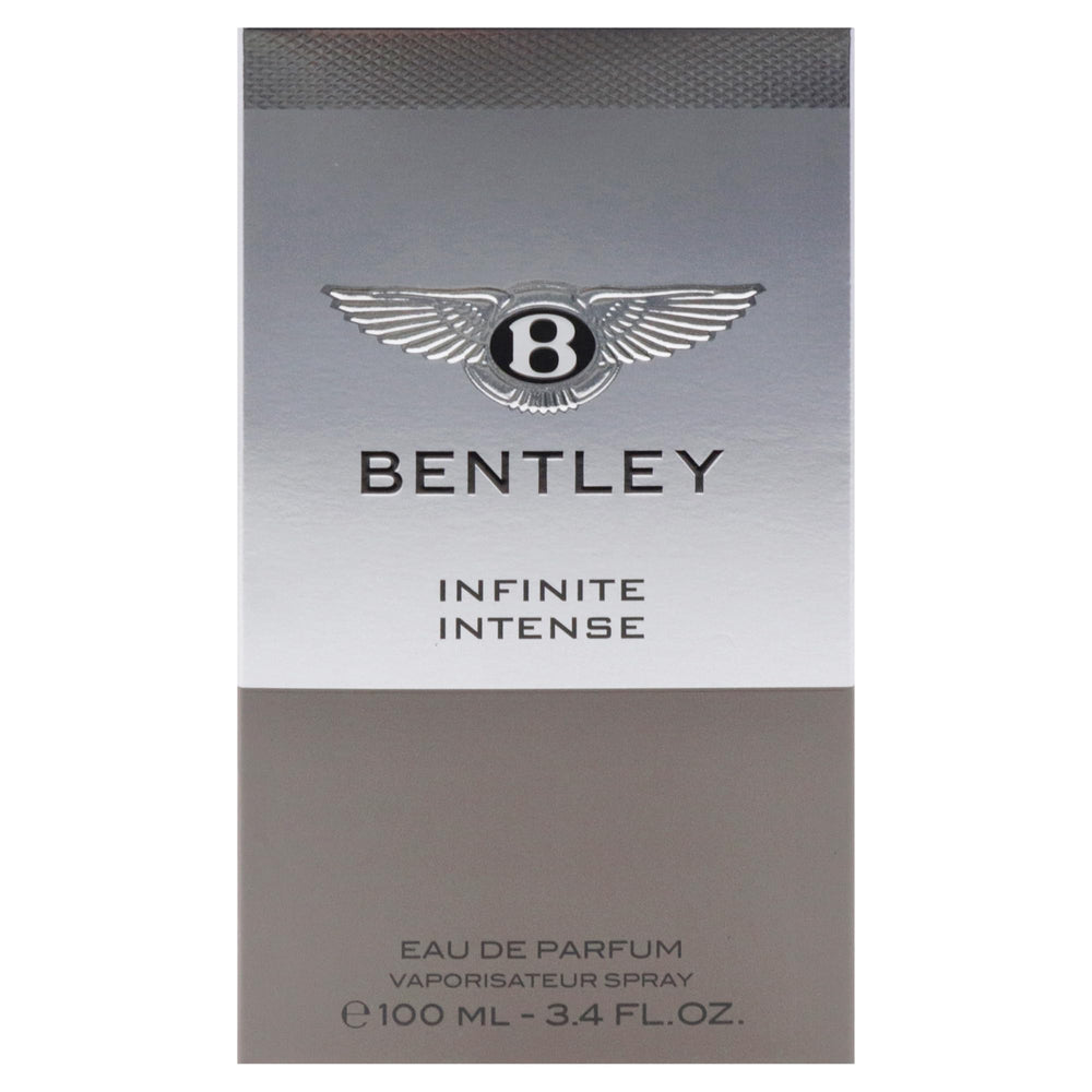 Bentley Infinite Intense box packaging suggests gift-ready luxury
