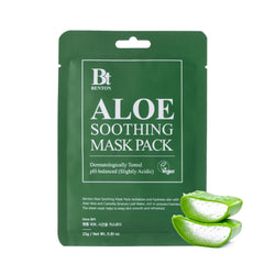 BENTON Aloe Soothing Mask Pack box front for daily hydration and cooling