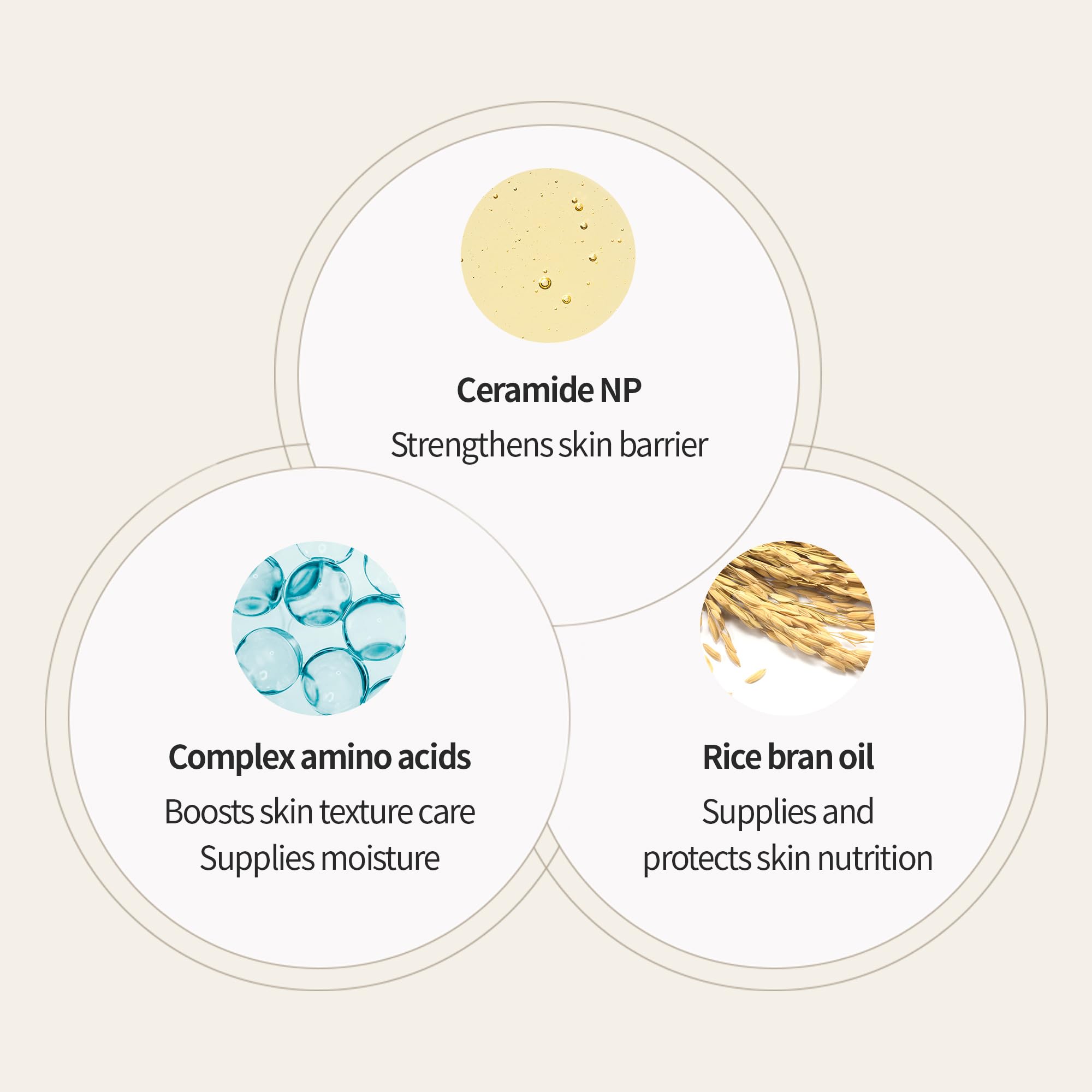 Brightening effect hint suggesting even skin tone after use.
