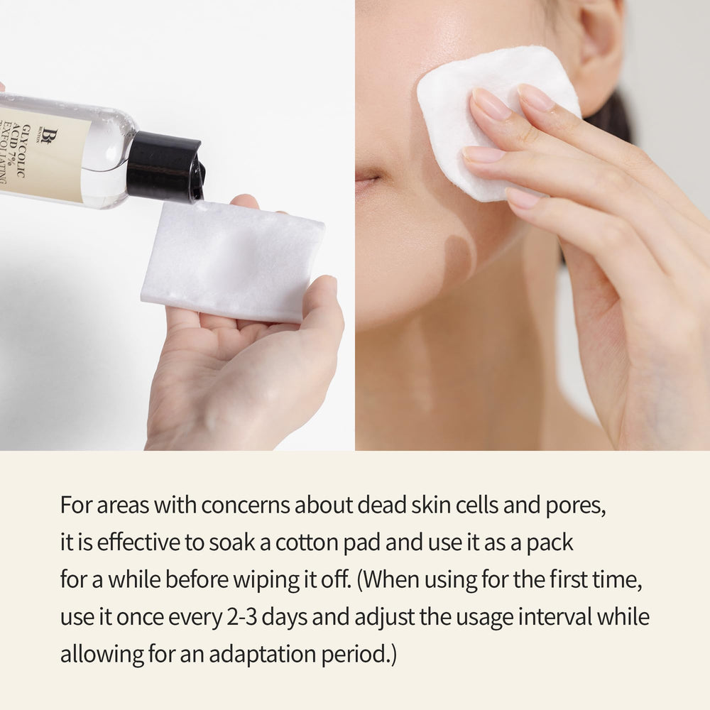 Hydration-rich finish after exfoliation with Benton toner.