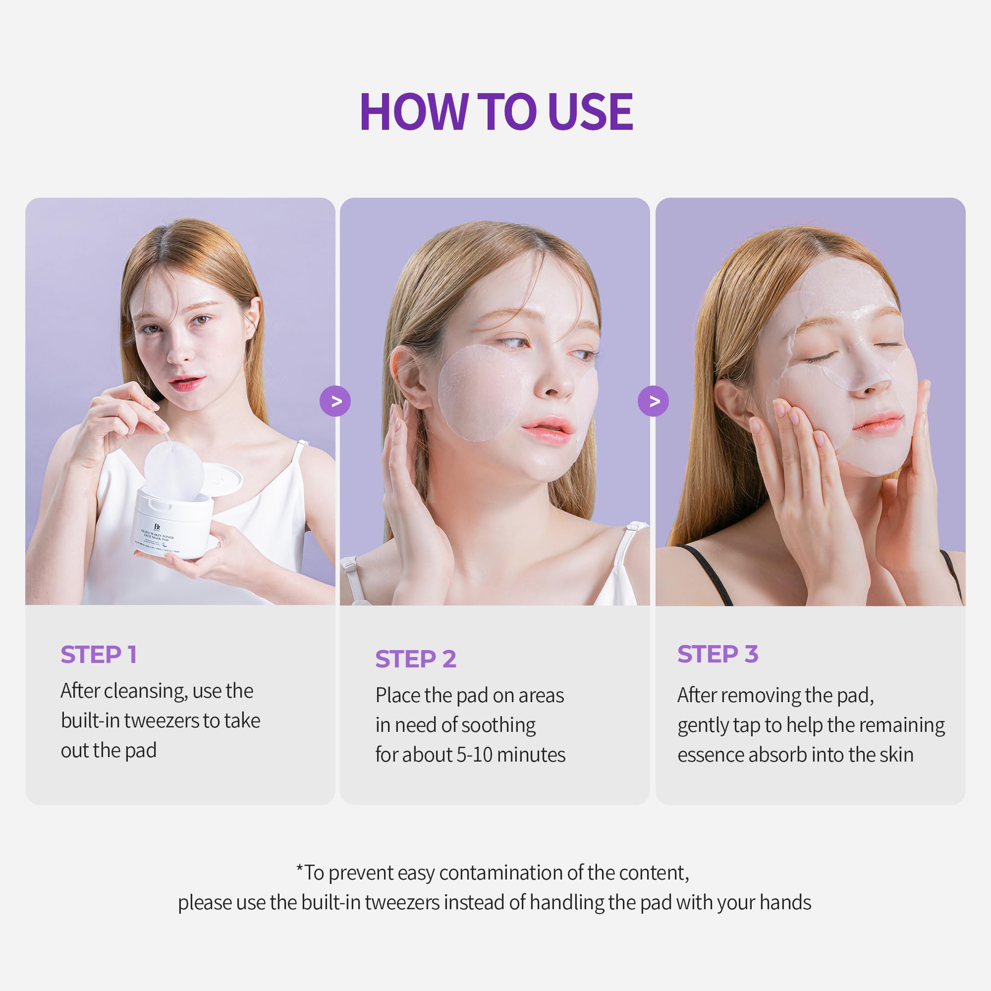 BENTON Guava 70 all skin types pad suitable for sensitive skin.