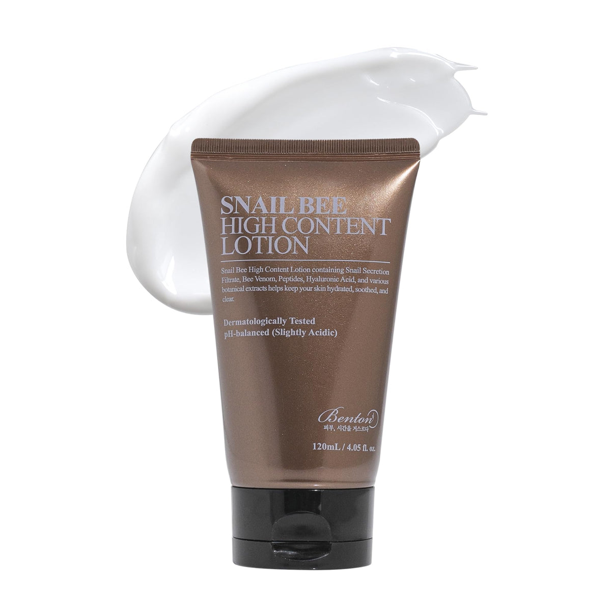 The BENTON Snail Bee High Content Lotion bottle for daily hydration.