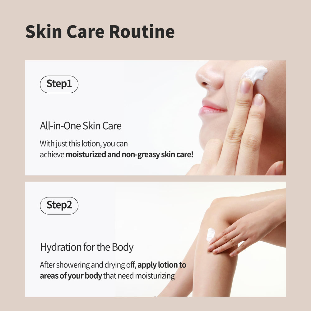 The pump provides easy, mess-free dispensing of the lotion.