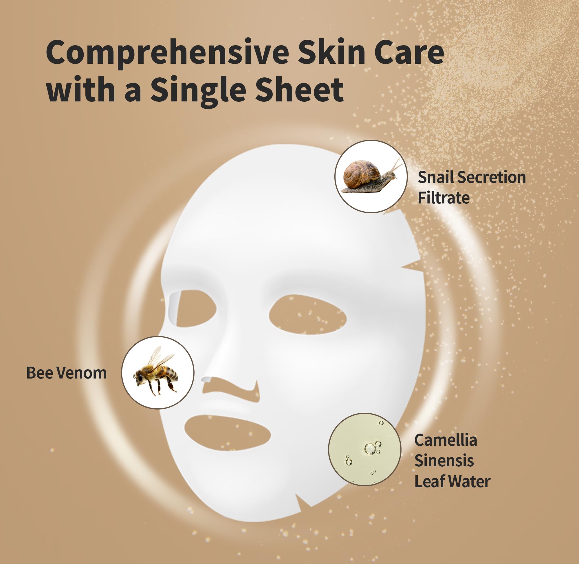 Benton Snail Bee High Content Mask Pack eye flap open for eye care versatility