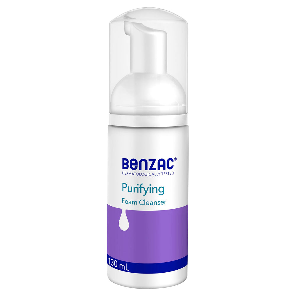 Benzac Daily Facial Foam Cleanser bottle for oily skin