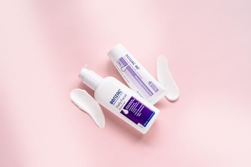 Benzac Daily Moisturiser texture closeup highlights quick-absorbing cream