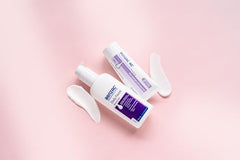 Benzac Daily Moisturiser texture closeup highlights quick-absorbing cream