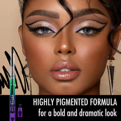 BEPHOLAN waterproof eyeliner demonstrates smudge-proof formula for all-day wear.