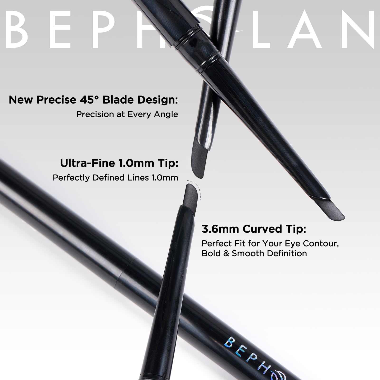 BEPHOLAN waterproof eyeliner stays smudge-proof throughout the day