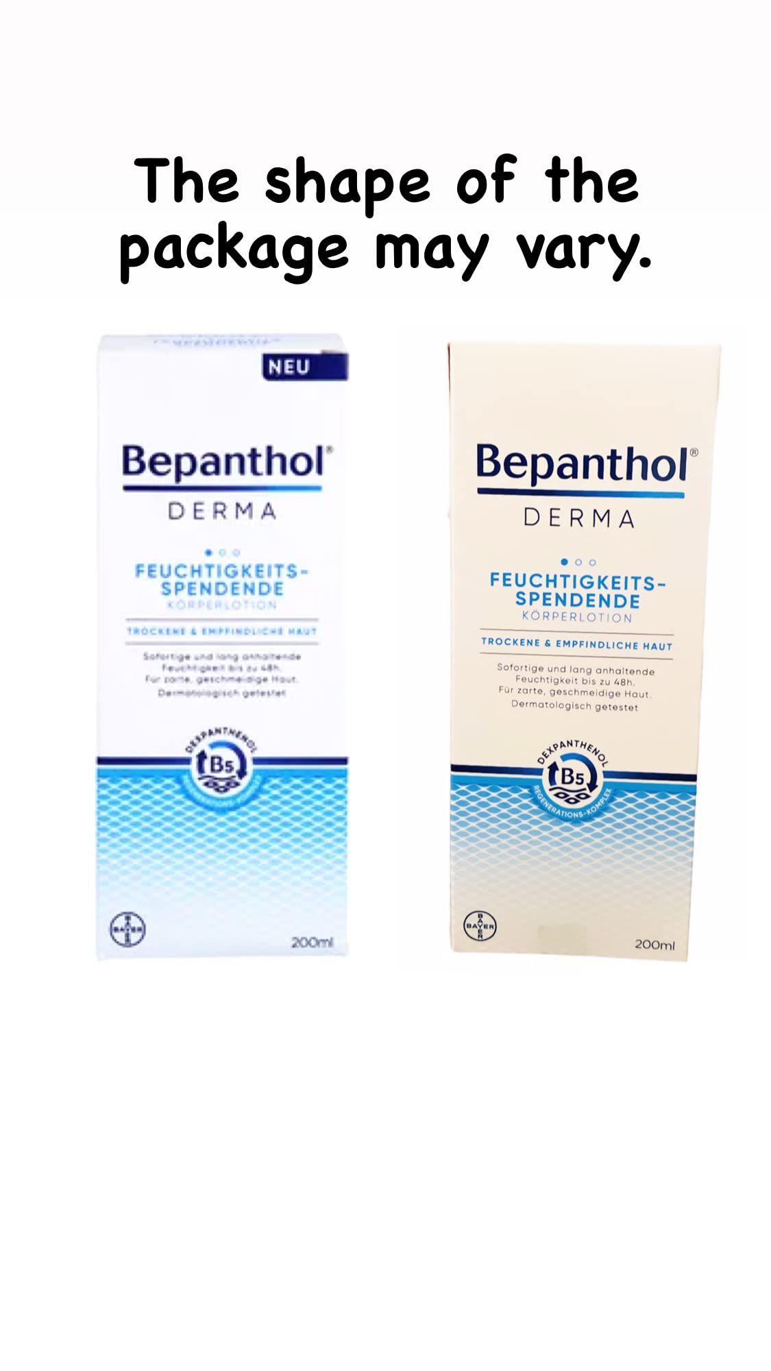 Bepanthol Derma Moisturising Absorption On Arm shows non-greasy feel.