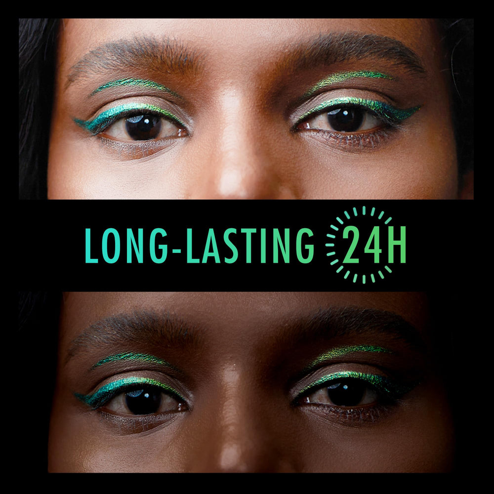 BEPHOLAN Chameleon Eyeliner Wild Oasis lid application shows multi-use shading