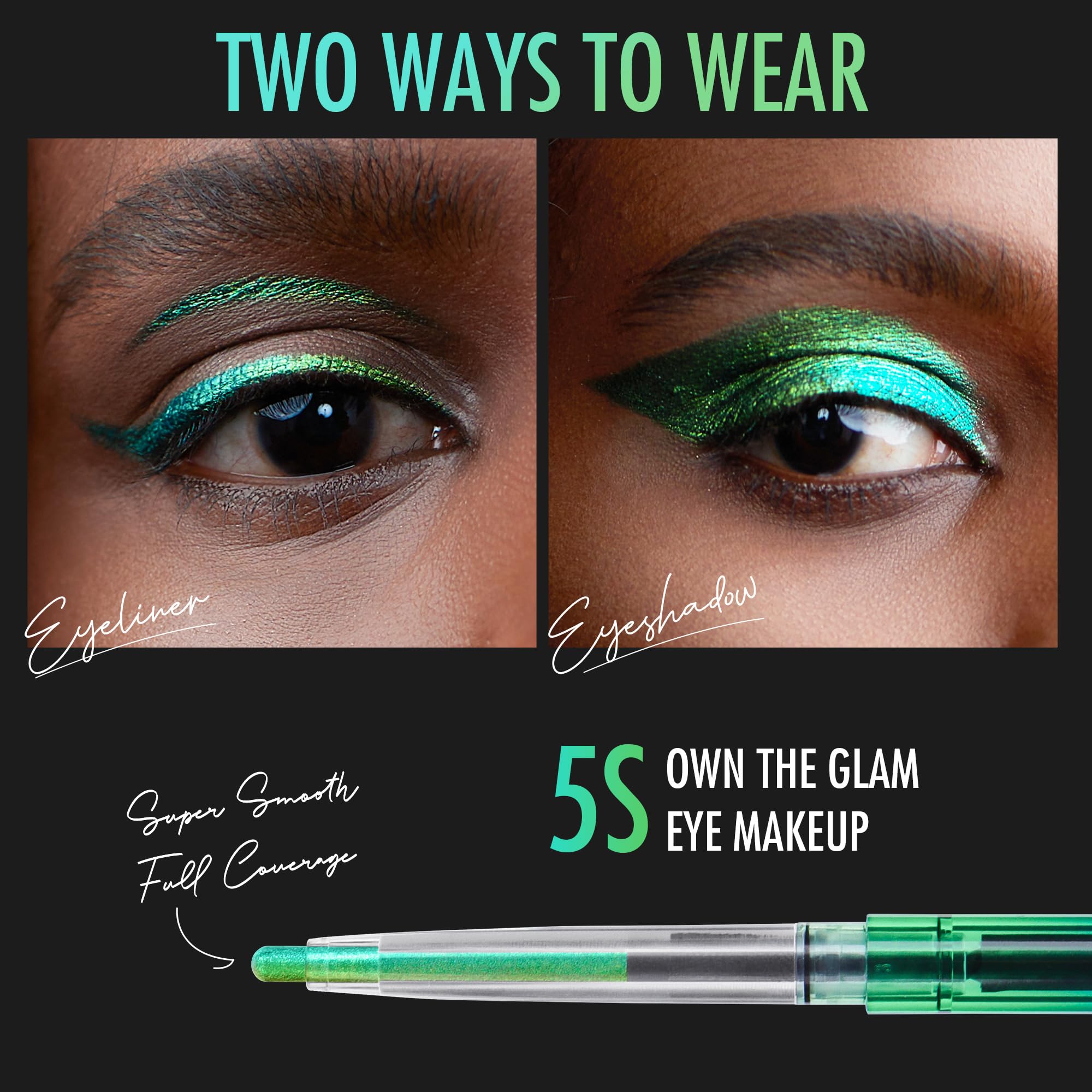 BEPHOLAN Chameleon Eyeliner Wild Oasis built-in sharpener for precise lines