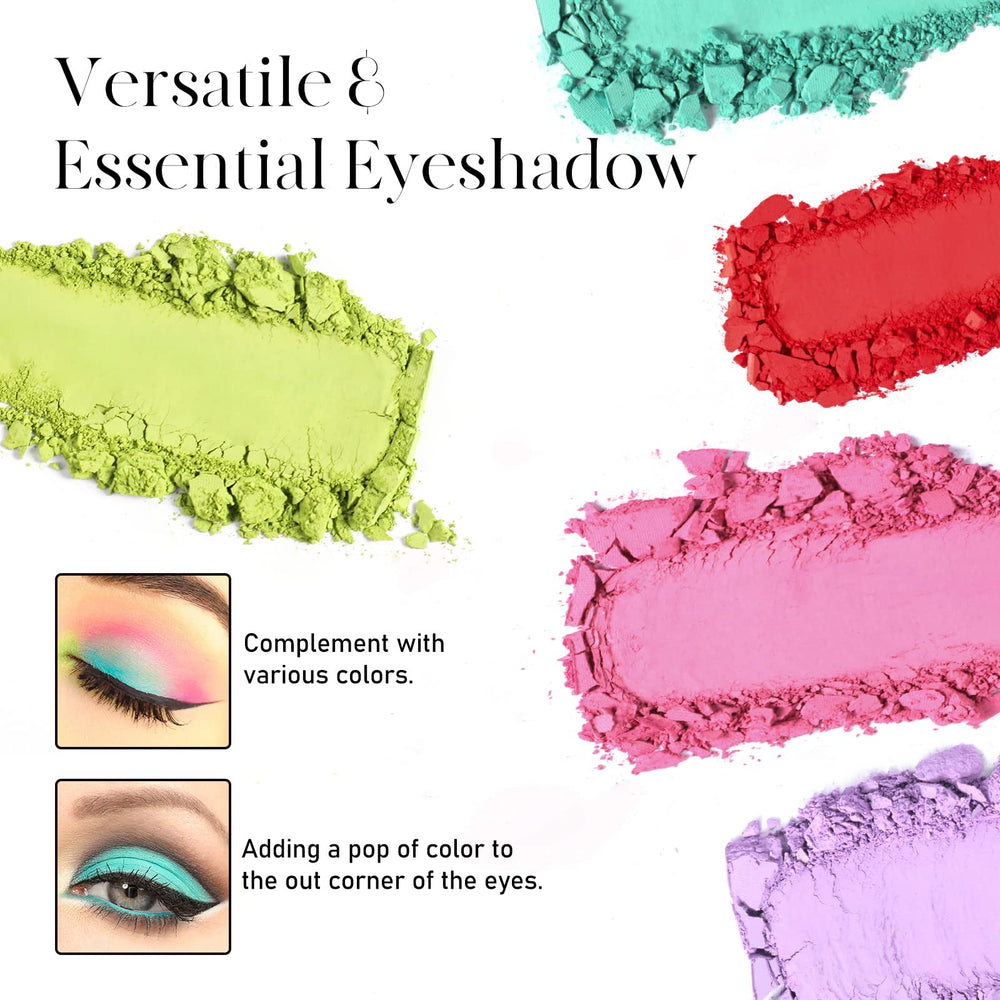 BEPHOLAN compact square eyeshadow for portable, stackable color anywhere