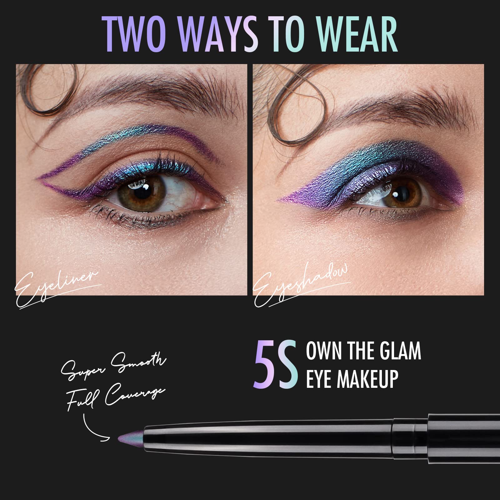 BEPHOLAN Vegan formula eyeliner offers smooth application.