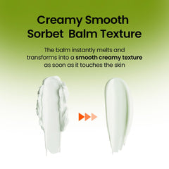 beplain cleansing balm massaged on dry skin shows balm to milk transformation