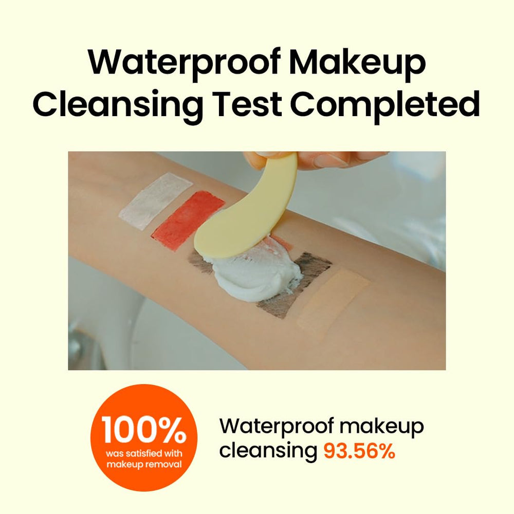beplain product being emulsified with water to rinse away impurities