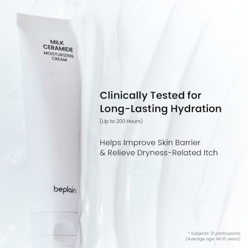 Beplain face cream application routine demonstrates easy, non-greasy hydration for all skin types