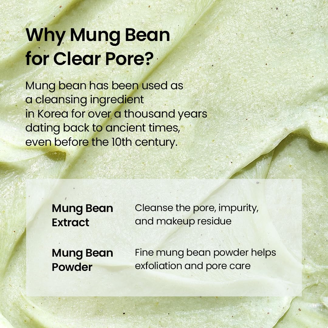 Beplain mung bean foam fragrance-free formula suitable for sensitive skin products.