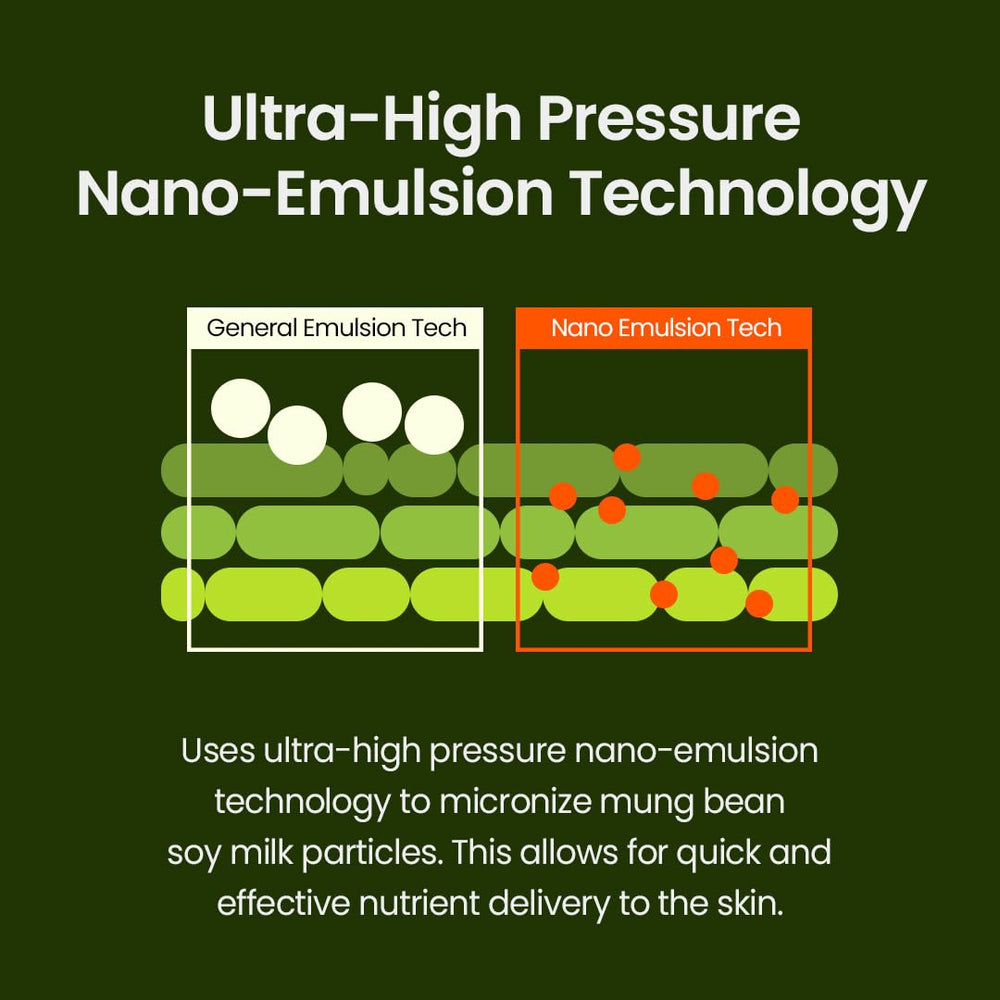 Texture on skin demonstrates gentle, polish-like exfoliation from beplain Mung Bean Milk.