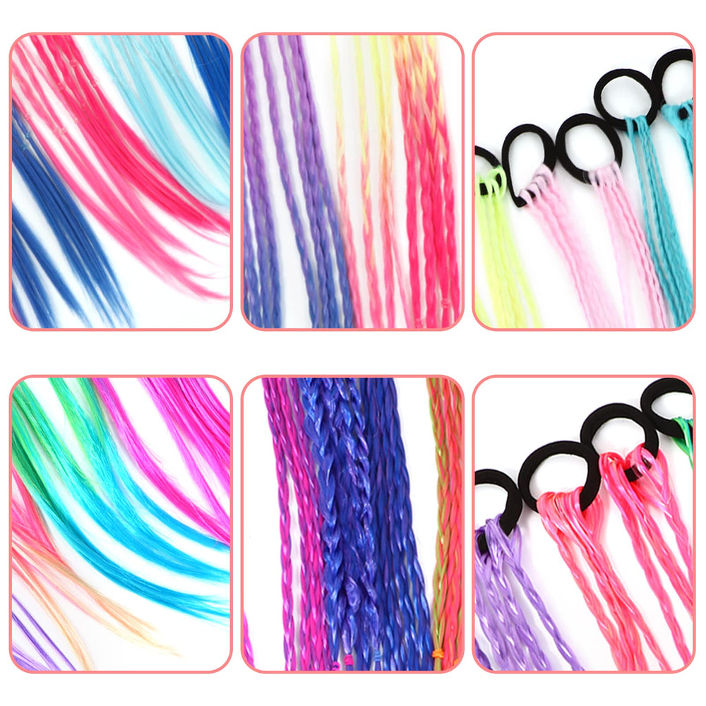 Berchaoki 17-inch braid length shown, easy to trim to fit.