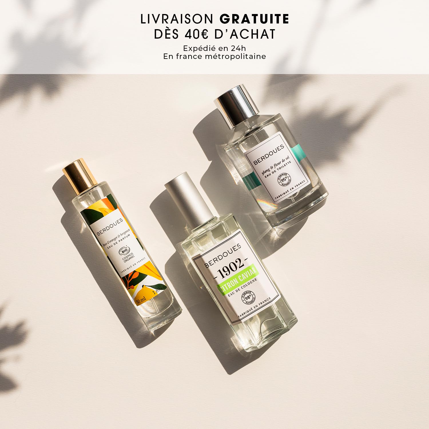 Berdoues 1902 fragrance swirl, refined sensory experience