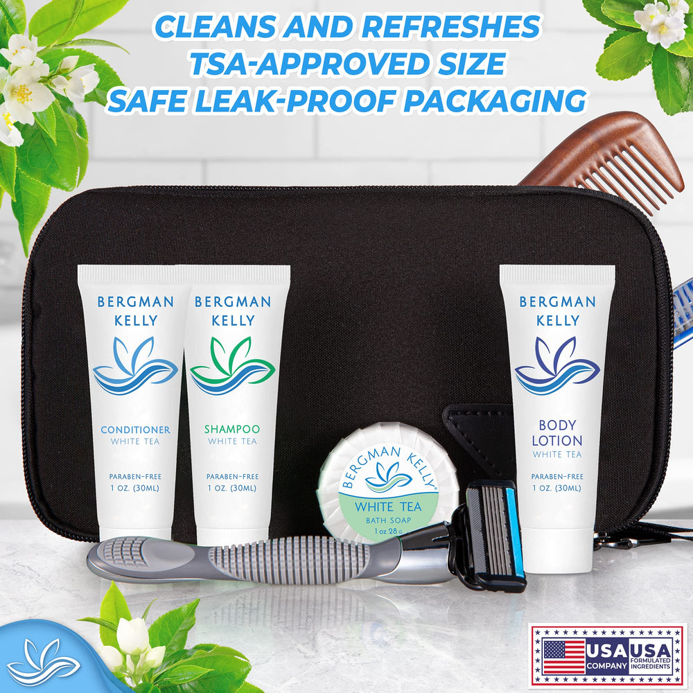 BERGMAN KELLY white tea hotel soap for Airbnb, compact and convenient