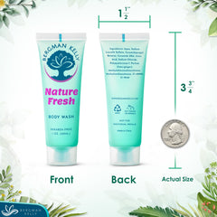 BERGMAN KELLY foil-sealed tube preserves freshness and hygiene for travel use.