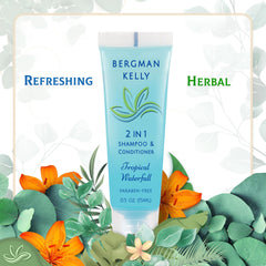 Bergman Kelly ginger lime scent enhances guest shower experience