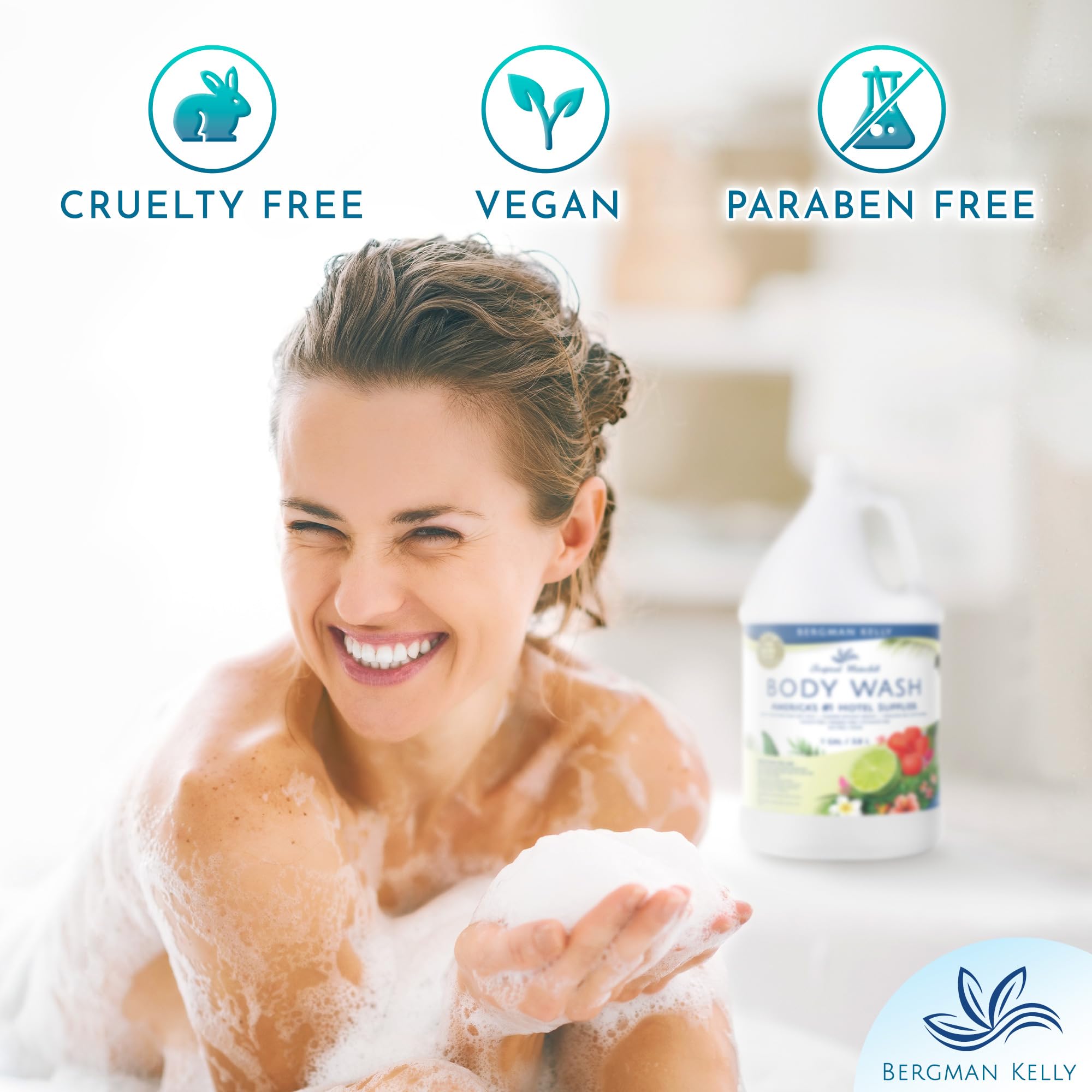 BERGMAN KELLY Ginger-Lime Tropical Waterfall scent for an uplifting shower