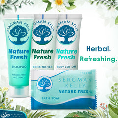 BERGMAN KELLY Nature Fresh conditioner bottles for compact stays