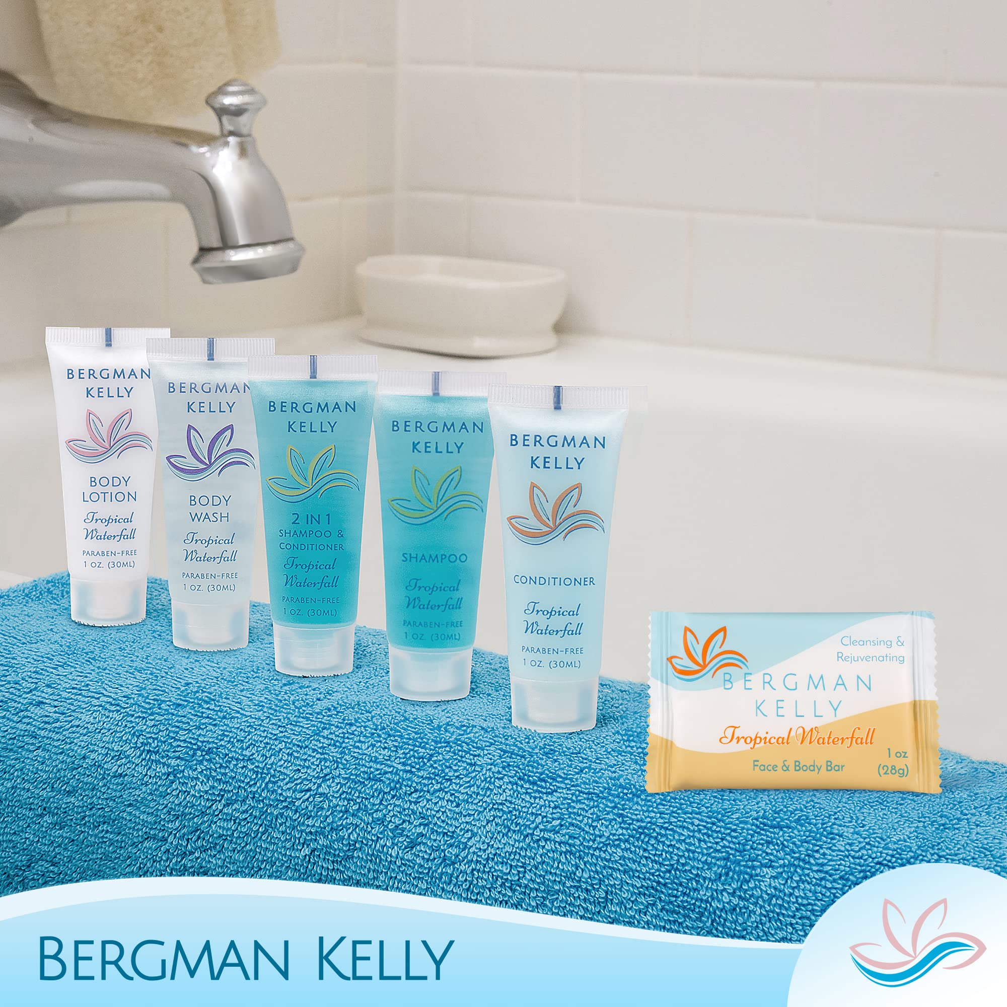 BERGMAN KELLY hotel use bulk pack for motels and inns.