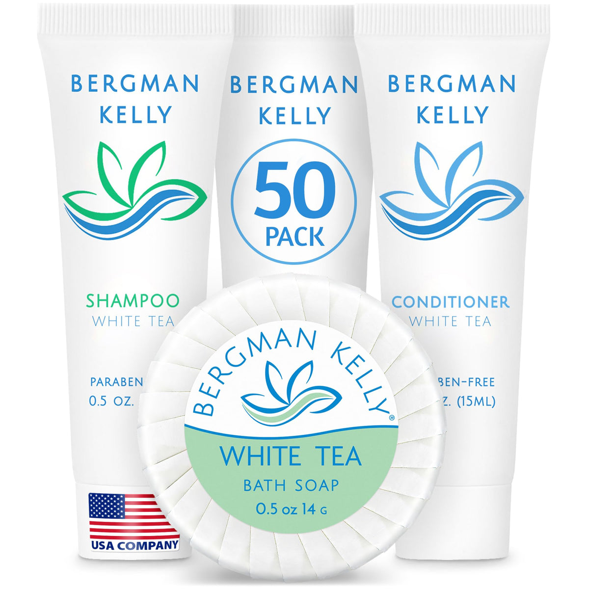 BERGMAN KELLY round hotel soap bar packaging with leakproof protection for guest amenities.