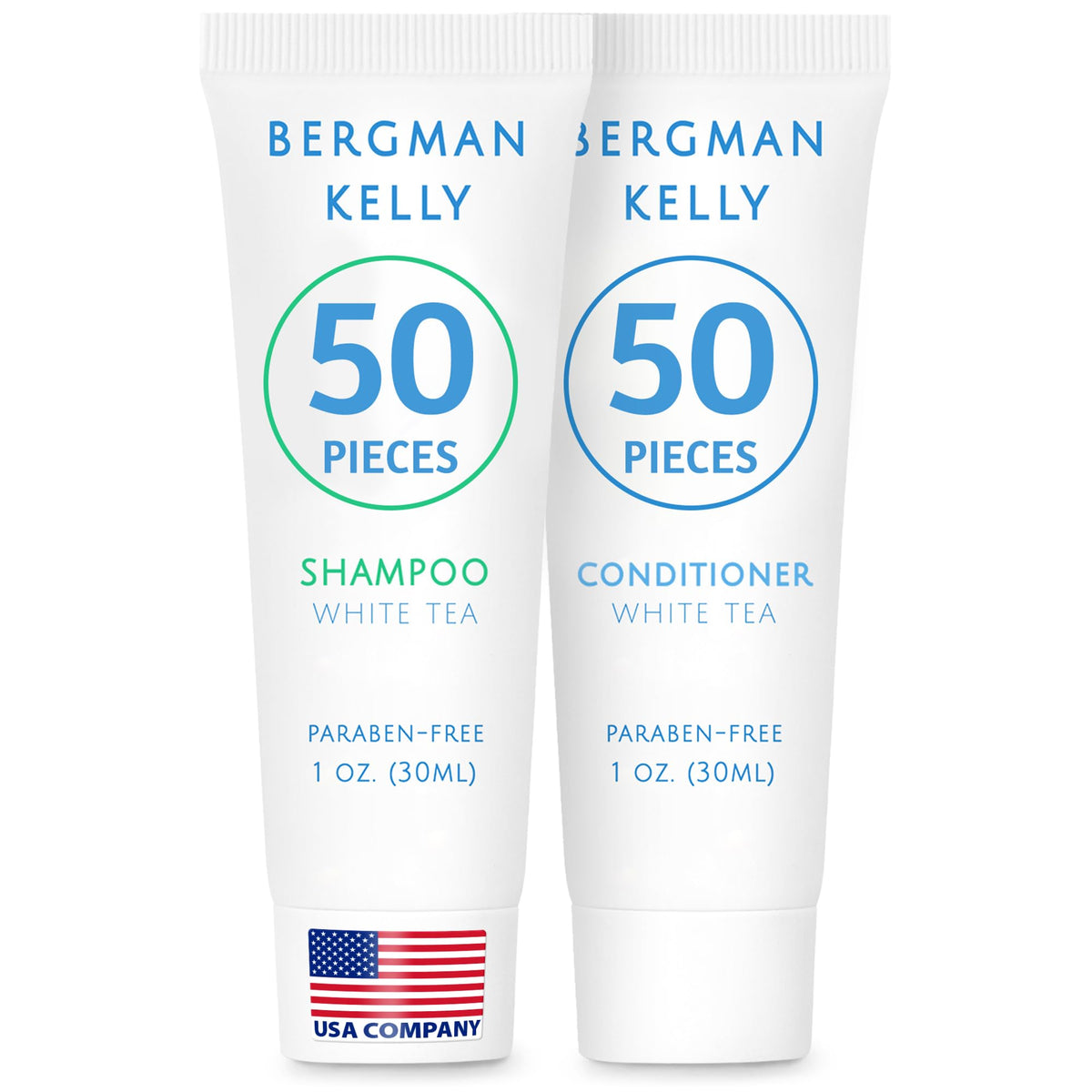 BERGMAN KELLY travel shampoo foil-sealed for hygienic carry-on use