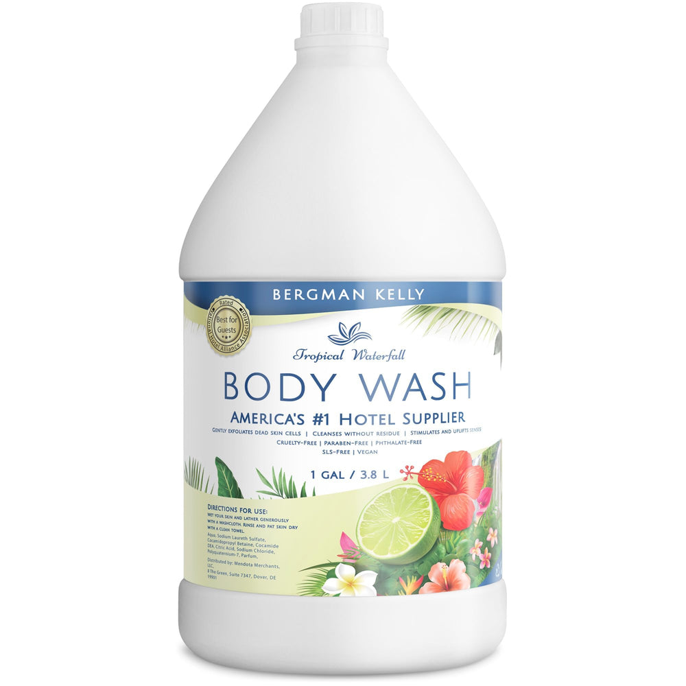 BERGMAN KELLY Tropical Waterfall gallon bottle ready for bulk hotel refills