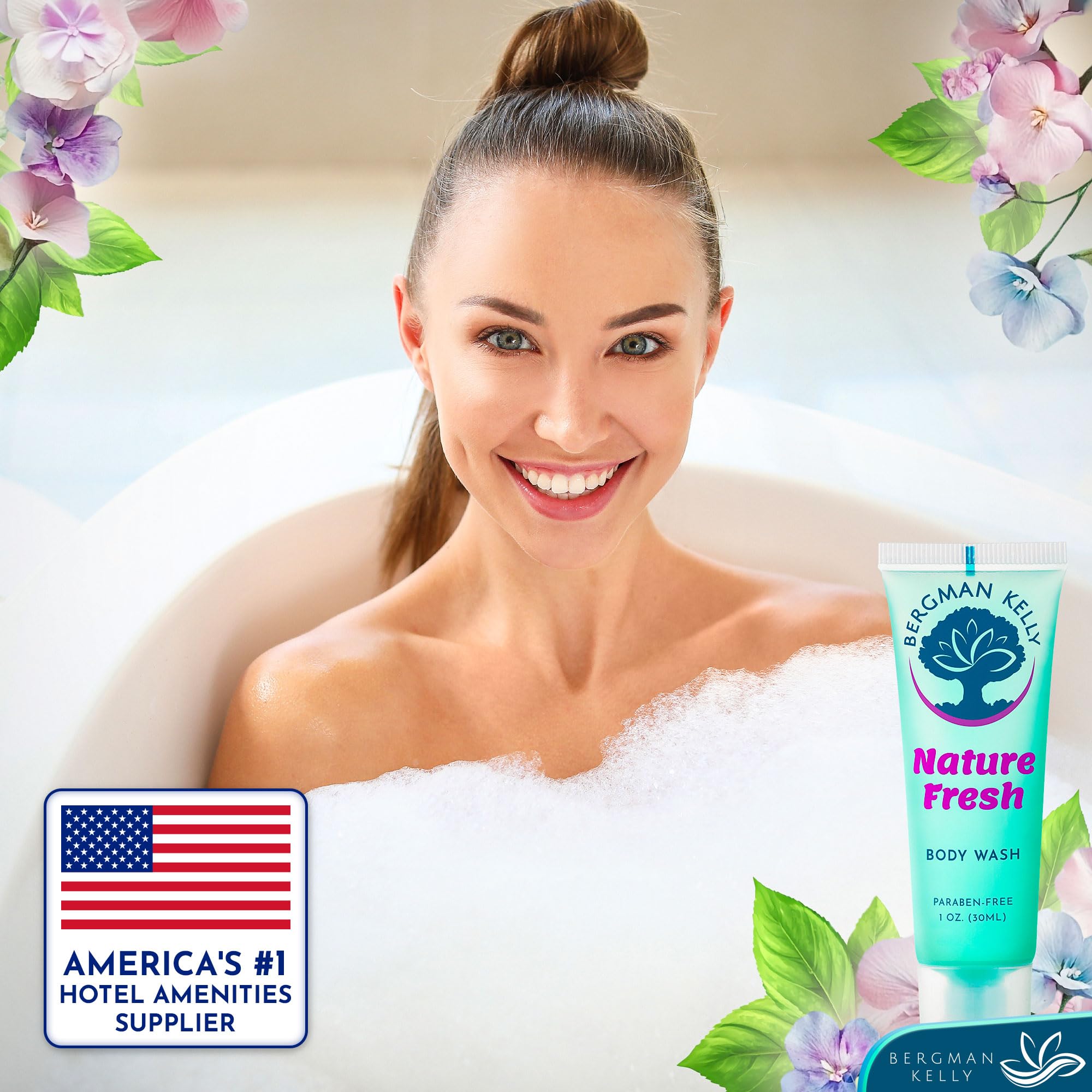 BERGMAN KELLY TSA-approved 1 oz tube for easy carry-on packing.