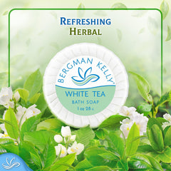 BERGMAN KELLY white tea scent boosts refreshing guest bathrooms