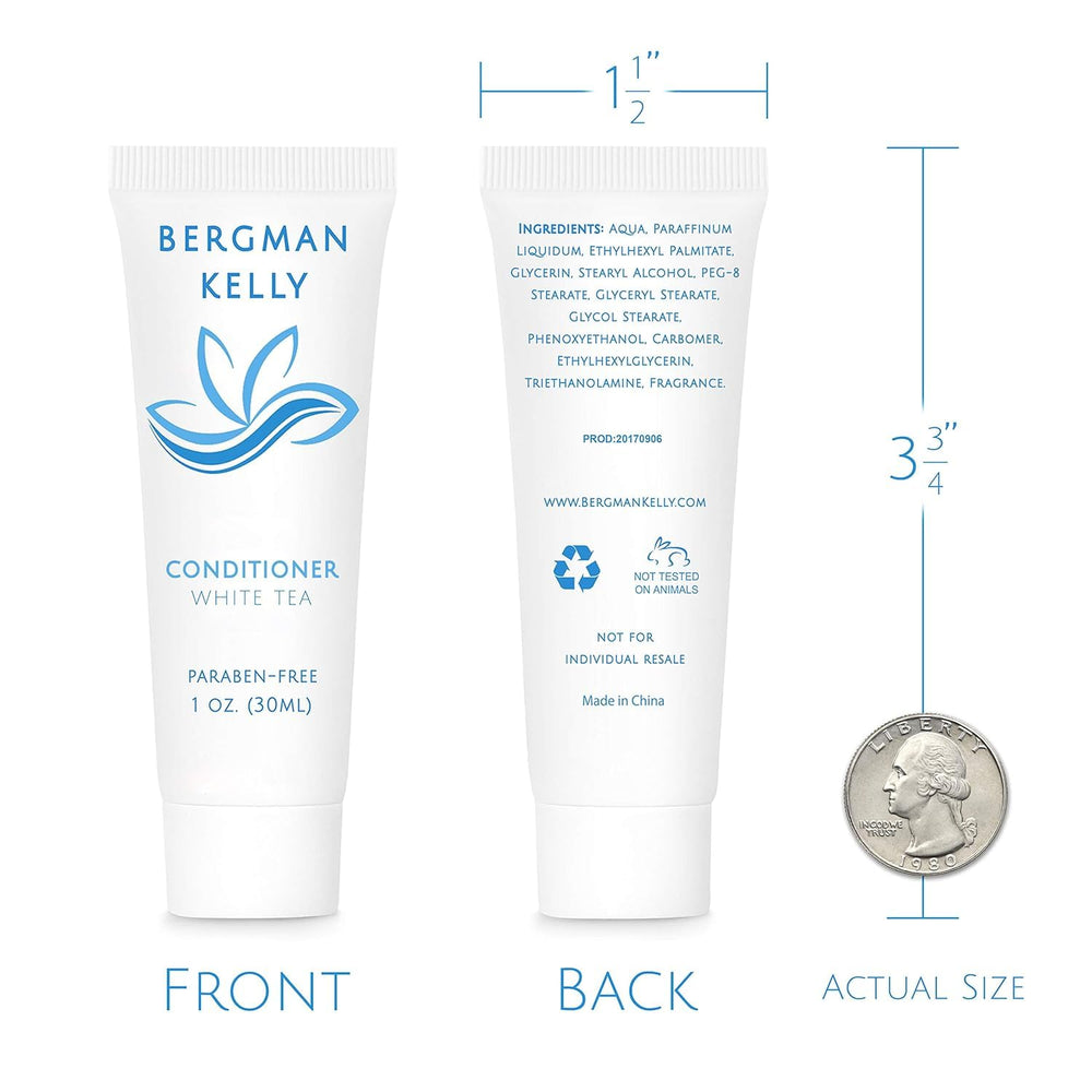 BERGMAN KELLY white tea scented conditioner offers subtle guest refreshment