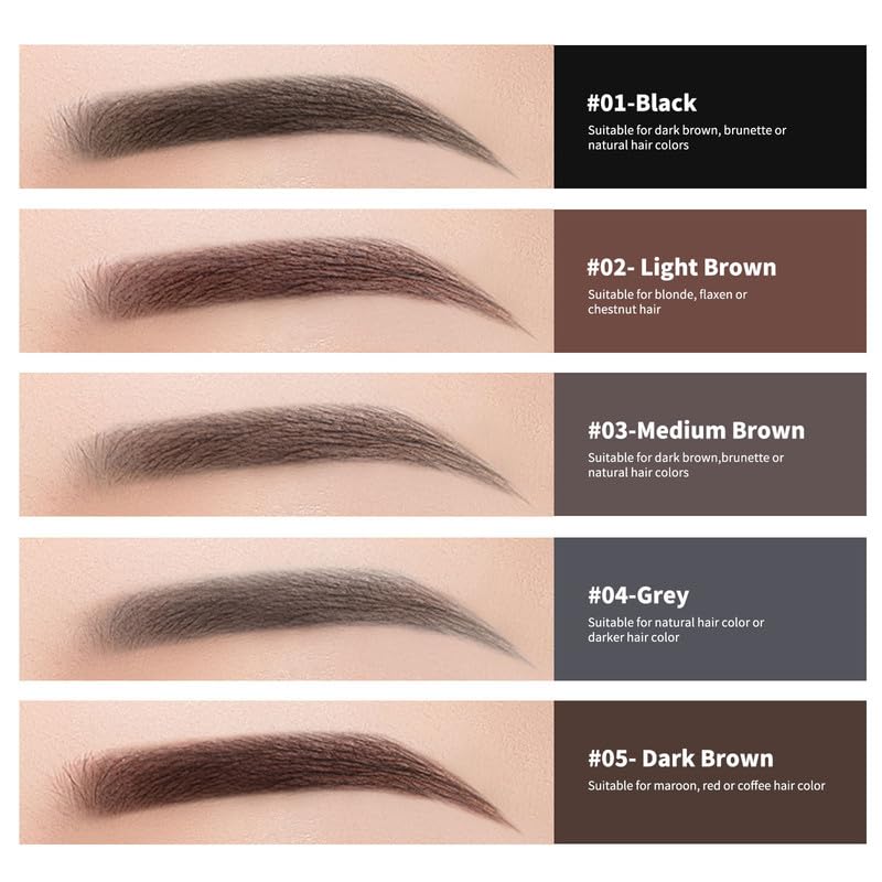 Berinist daily-use eyebrow pencils set offers versatile grooming.