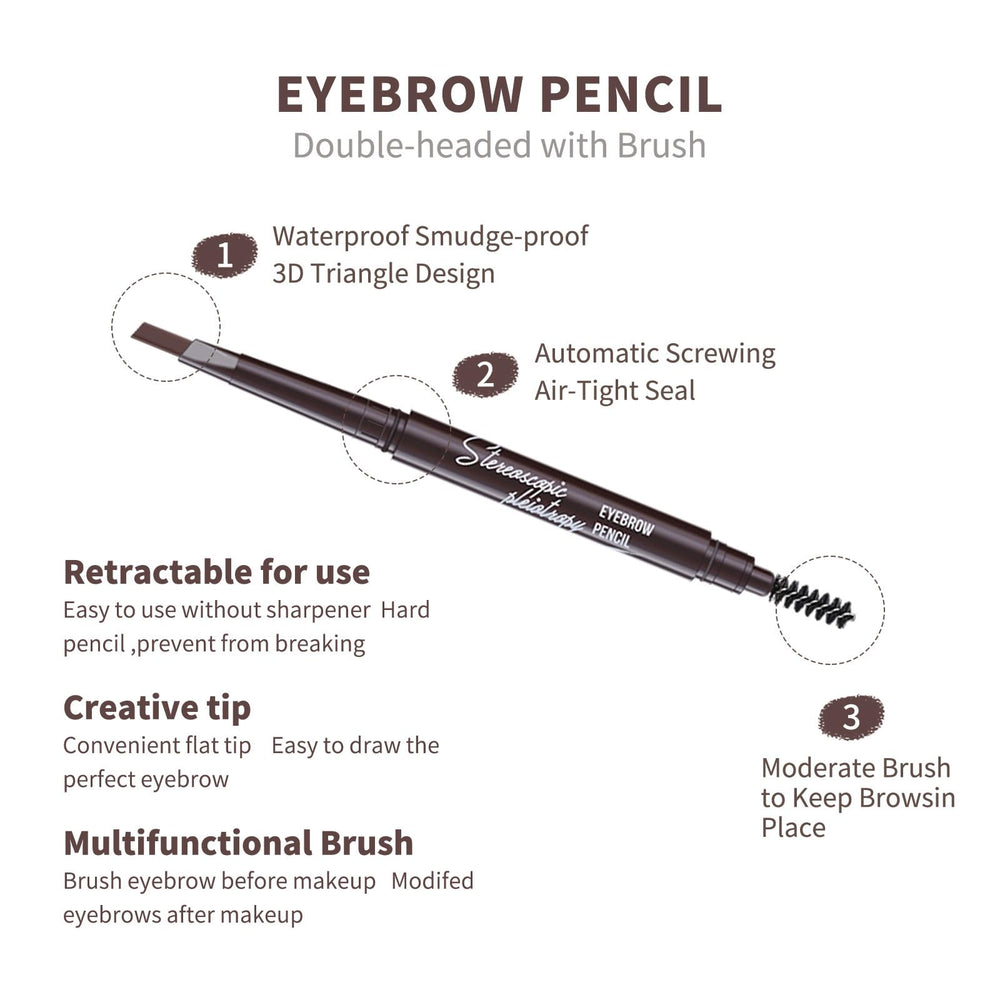 Berinist spoolie brush blends color for softer brow look